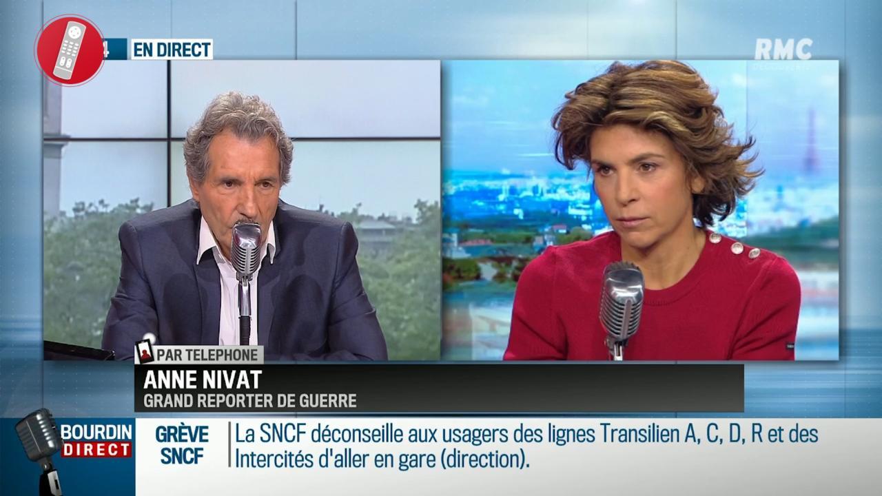 Attentat au couteau : Jean-Jacques Bourdin fait appel à sa femme Anne Nivat  pour intervenir dans son émission (VIDEO)
