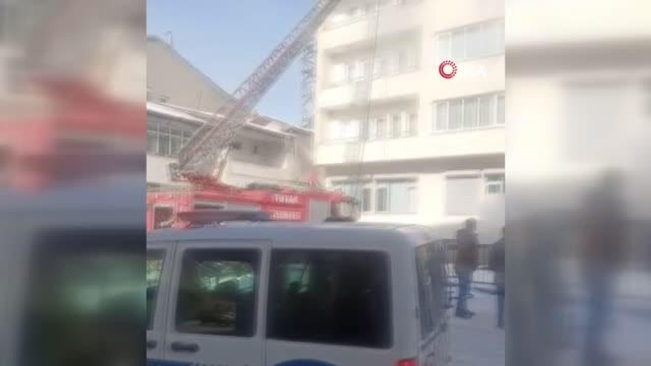 Son dakika haber | Ağrı'da korkutan yangın...Binan kalorifer kazanında yangın çıktı
