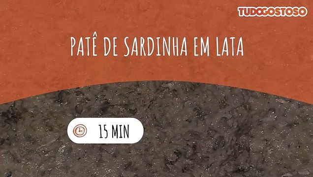 Patê de sardinha em lata