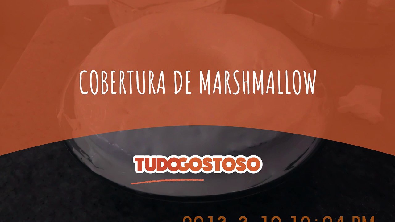Cobertura de marshmallow