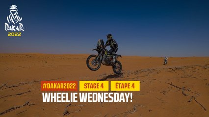 Oh, that's right, it's wheelie wednesday! - Étape 4 / Stage 4 - #DAKAR2022