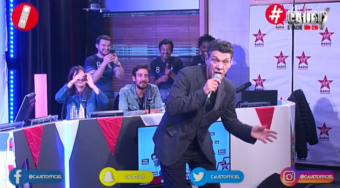 Marc Lavoine se lâche complètement chez Cauet et critique la reprise de sa chanson "Elle a les yeux revolver"