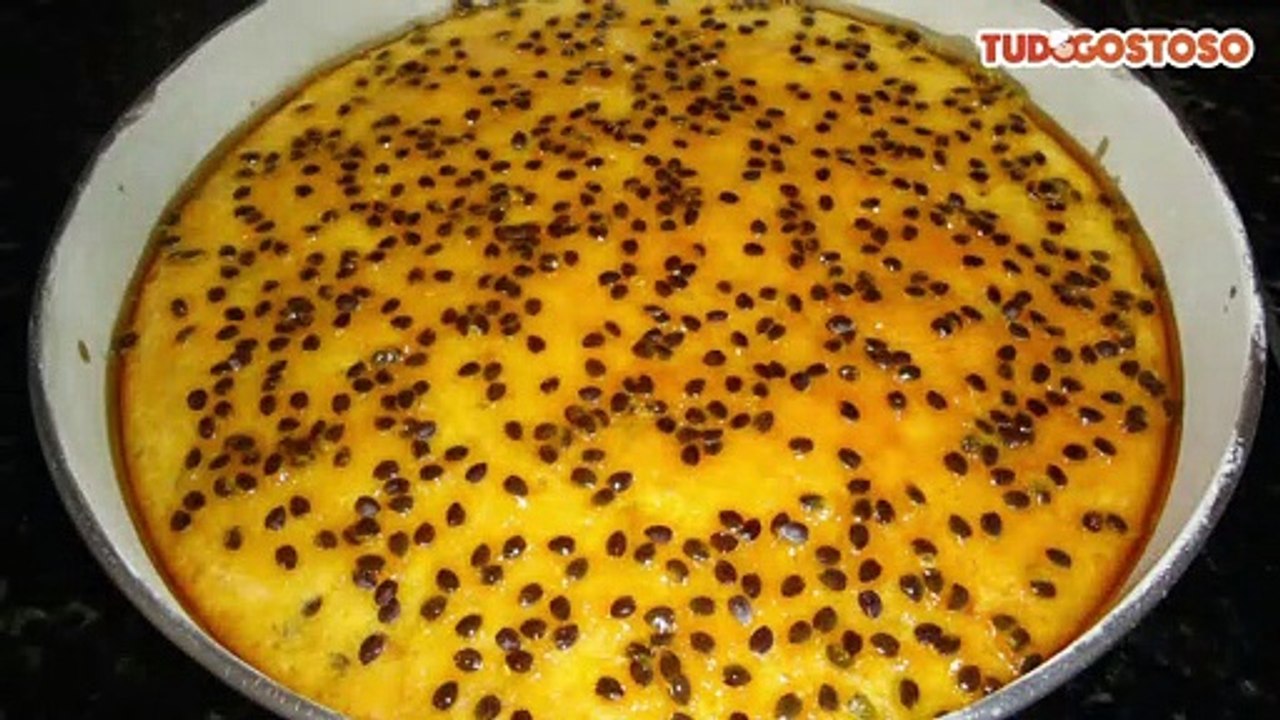 Bolo de maracujá
