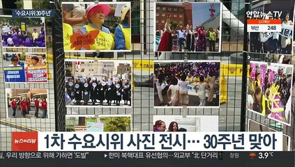 노란나비로 물든 수요시위 30주년…"변함없이 외칠 것"