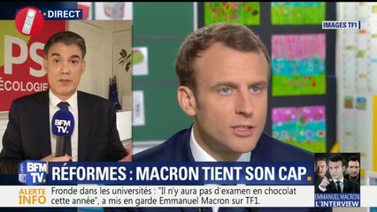 Les représentants politiques réagissent à l'interview d'Emmanuel Macron sur TF1