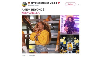 Queen B a encore frappé ! Beyoncé a envoyé du lourd à Coachella… et sur Twitter avec #Beychella