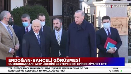 Cumhurbaşkanı Erdoğan, Devlet Bahçeli ile görüştü