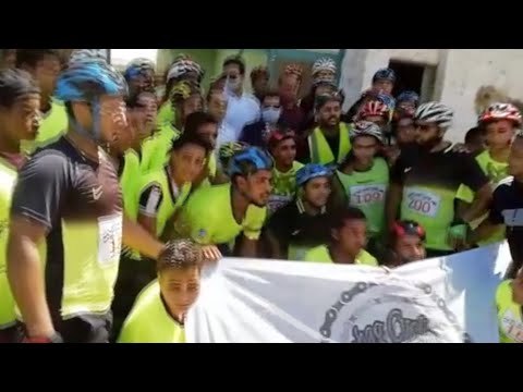 وزير الشباب والرياضة يشارك في ماراثون للدراجات بسوهاج