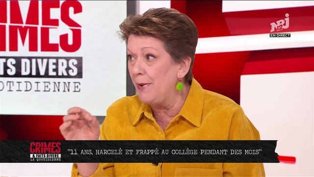 Harcèlement scolaire - Regardez Nathan, 12 ans, qui a brisé le silence ce midi dans Crimes sur NRJ12: Très ému, il raconte les insultes, les coups de pieds dans la tête, les coups de poings... - VIDEO