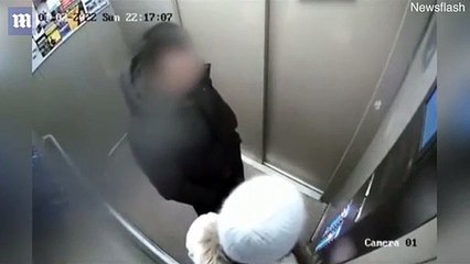 Asansör sapığı kabusu yaşattı! Kızın imdadına babası yetişti