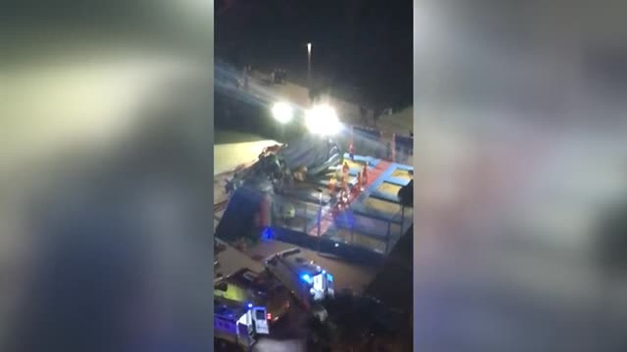 Fallece la menor de 8 años tras volar por los aires el castillo hinchable de Mislata