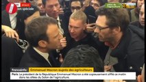 Pris à partie, Emmanuel Macron s'emporte face à un agriculteur