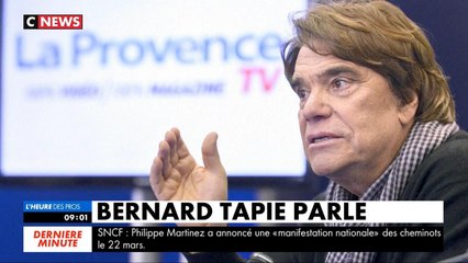 Bernard Tapie sort de son silence et donne des nouvelles de sa santé