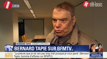 Bernard Tapie pousse un coup de gueule concernant l'héritage contesté de Johnny Hallyday