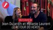 Le Retour du Héros : Jean Dujardin et Mélanie Laurent partagent leur enthousiasme avec humour