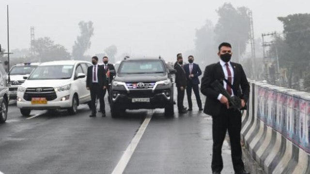 Who is responsible for the lapse in PM Modi's security?