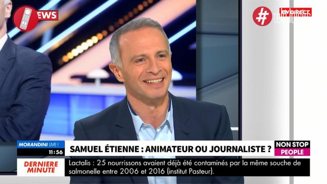 Morandini Live : Samuel Etienne révèle qu'il touche (beaucoup) moins que Julien Lepers pour animer Questions pour un champion