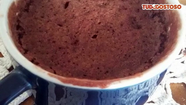 Bolo de caneca sem ovo e sem óleo