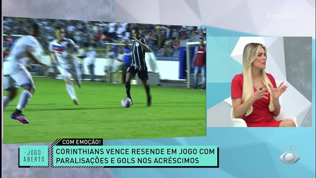 SALVE O CORINTHIANS! Timão venceu o Resende em partida com paralisações e gols nos acréscimos. Teve de tudo! #JogoAberto