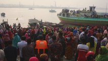 Al menos ocho desaparecidos tras volcar un barco en Bangladesh