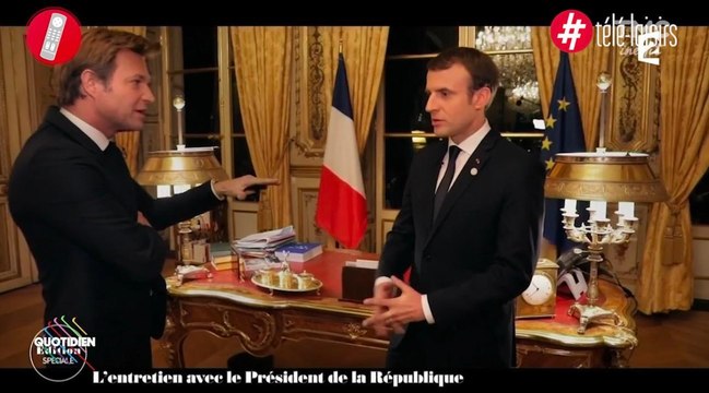 Quotidien : Yann Barthès dézingue l'interview de Emmanuel Macron par Laurent Delahousse