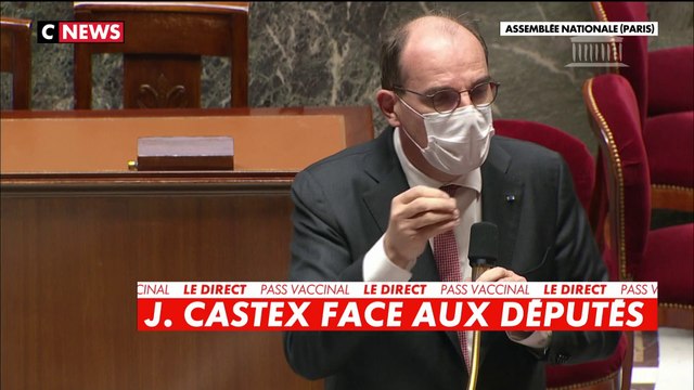 Jean Castex : «Le texte qui vous est aujourd'hui soumis s'inscrit dans la continuité et la cohérence de l'action publique pour lutter contre la pandémie»