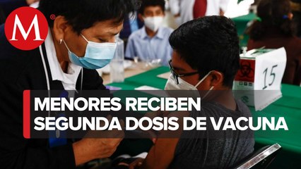 Aplican segunda dosis a menores de 15 a 17 años en Nuevo León