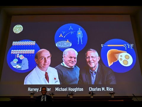 علماء يفوزون بجائزة نوبل للطب 2020 : اكتشفوا فيروس التهاب الكبد سى