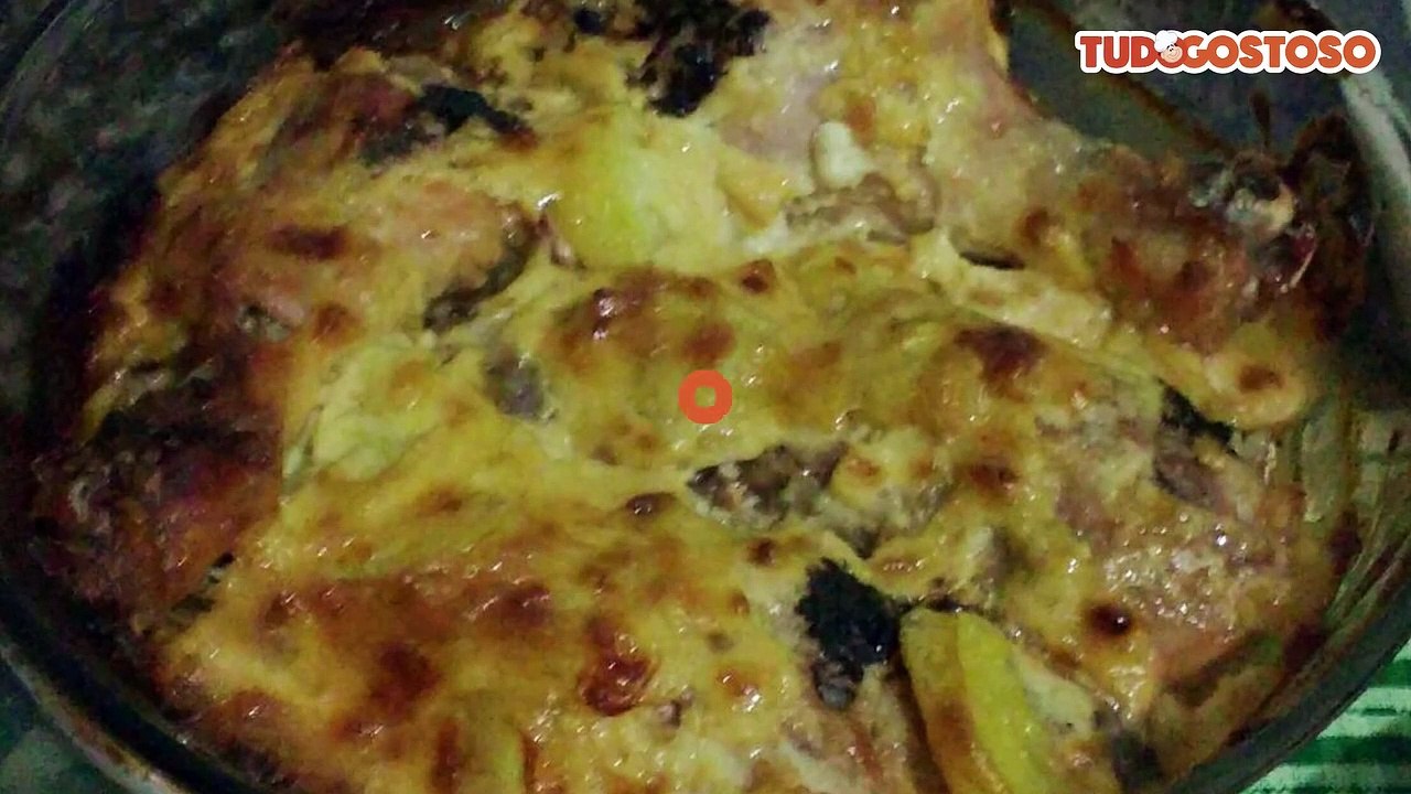 Coxas de frango com batatas e maionese