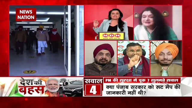 Desh Ki Bahas : PM Modi stuck for 20 minutes