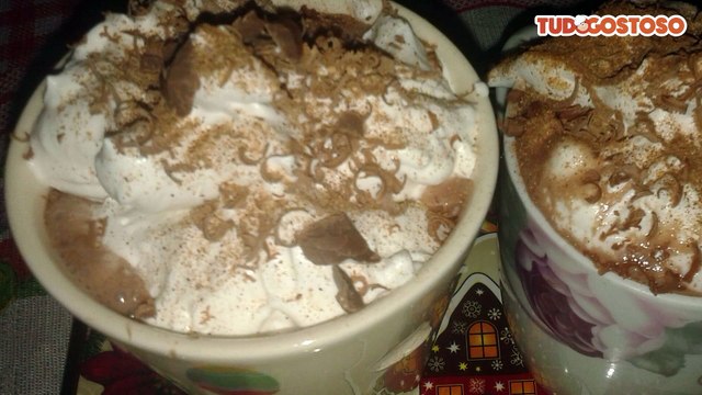 Chocolate quente cremoso