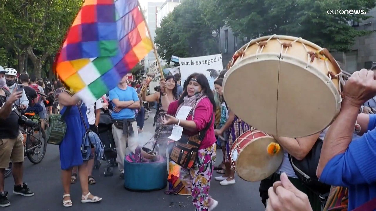 Proteste gegen Ölförderung im Meer vor Mar del Plata