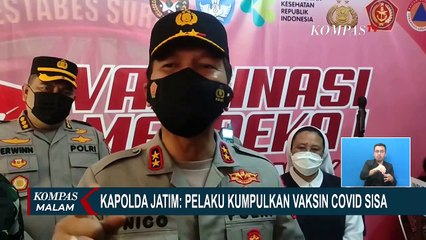 Polisi Selidiki Kasus Jual Beli Vaksin Booster Ilegal di Kota Surabaya