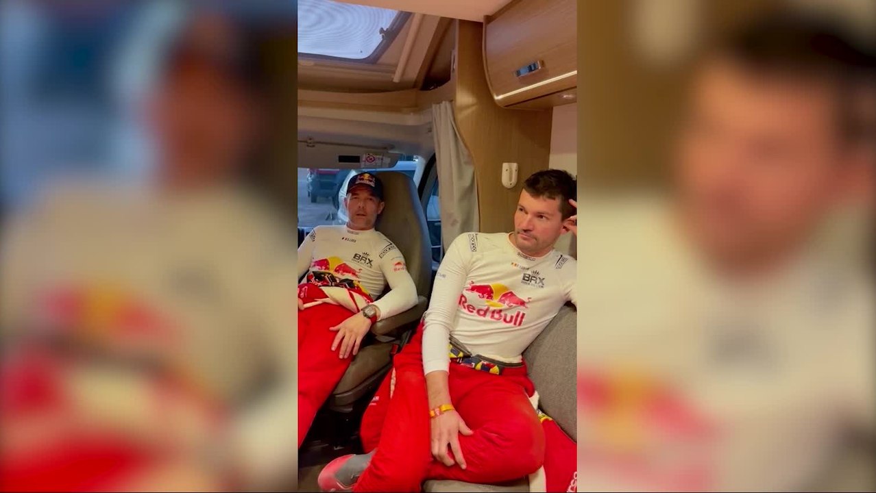 Dakar : double interview de Sébastien Loeb et de son copilote belge Fabian Lurquin après la quatrième étape