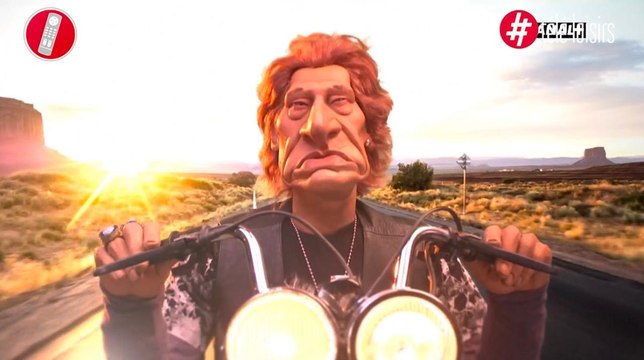 Les Guignols rendent un hommage émouvant à Johnny Hallyday... à leur manière