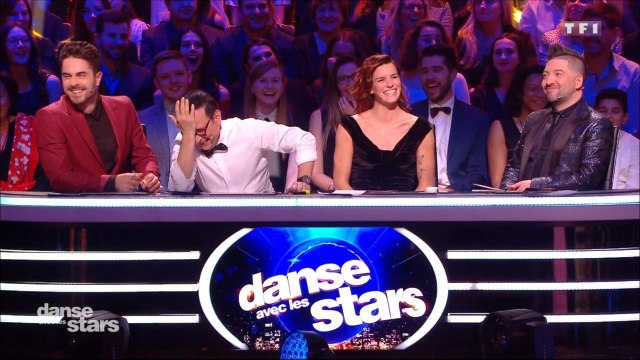 Jean-Marc Généreux hilare après la prestation d'Elodie Gossuin dans DALS