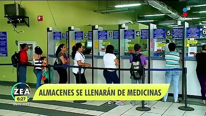Almacenes se llenarán de medicinas, promete López Obrador