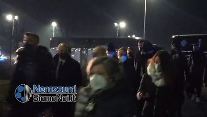 Inter in partenza per Bologna