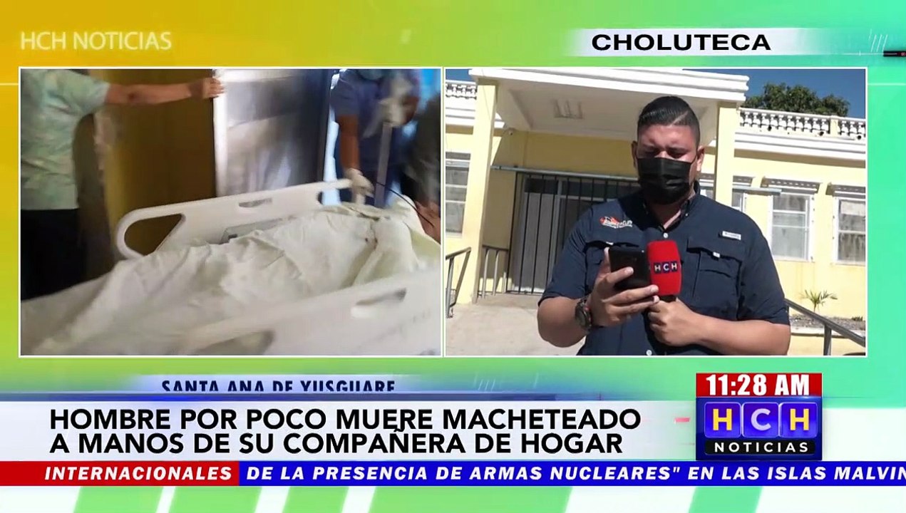 ¡Brutal! Hombre por poco muere a manos de “machetera” en Choluteca