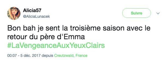 Une saison 3 pour La Vengeance aux yeux clairs ? Indispensable pour les internautes !