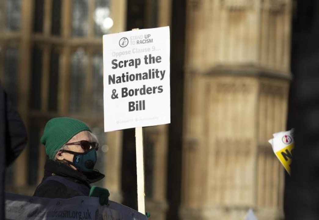 İngiltere'de "Uyruk ve Sınırlar Yasa Tasarısı" protesto edildi