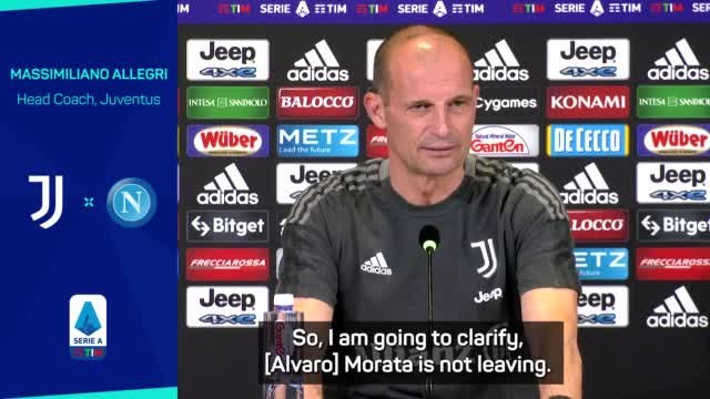 Allegri shuts down Morata transfer rumours