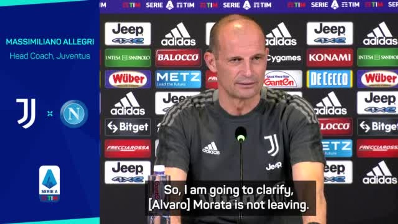 Allegri shuts down Morata transfer rumours
