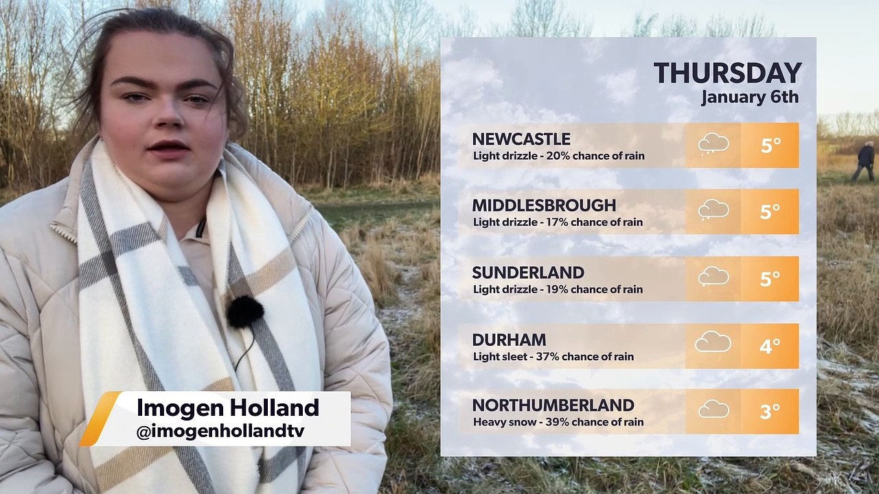 Watch: Your latest North East weather forecast...