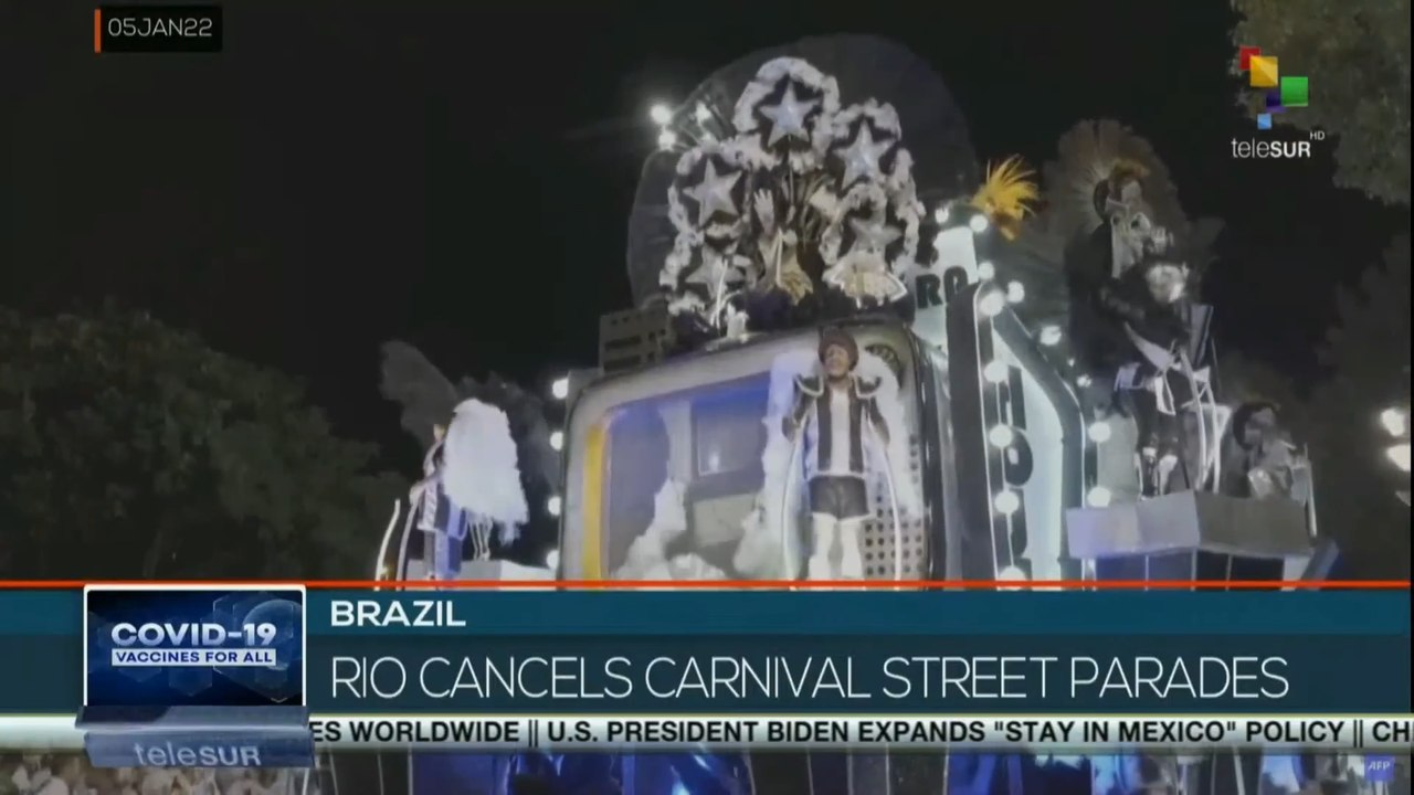 Rio de Janeiro‘s parades and parties for the Carnival are canceled