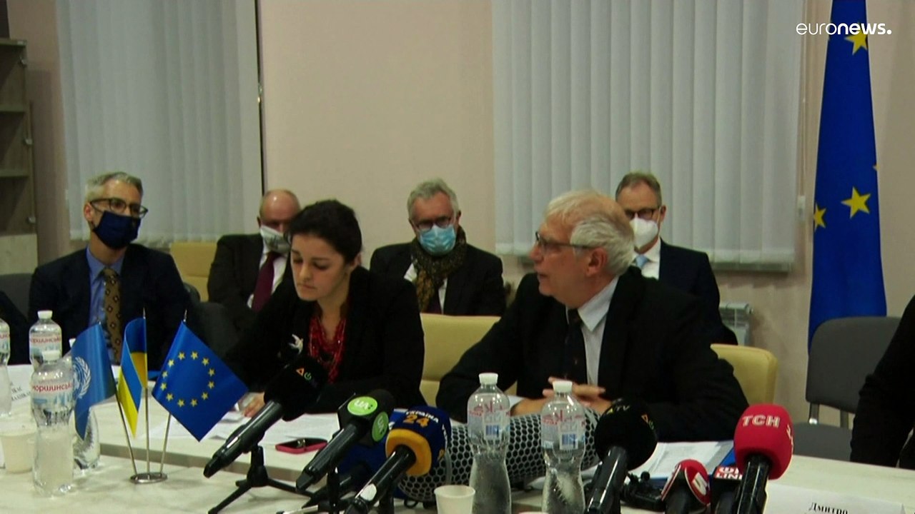 Borrell in der Ostukraine: 'Russland muss auch mit der EU reden'