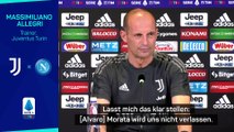 Allegri beendet Spekulationen: “Morata bleibt”