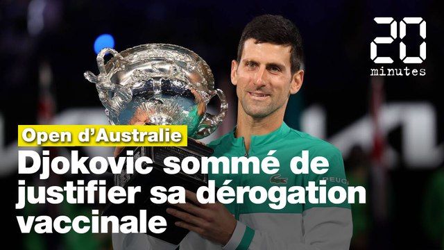 Open d'Australie: Djokovic sommé de justifier sa dérogation vaccinale