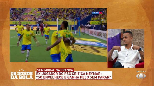 O comentarista Souza rebateu Jérôme Rothen, que criticou o atacante Neymar. Segundo o ex-atleta do São Paulo, Rothen não é flor que se cheire .#OsDonosdaBola