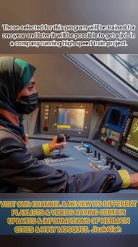 Women Riders for Hermain Trains Mecca & Medina | Saudi women ready to run high speed Haramain trains